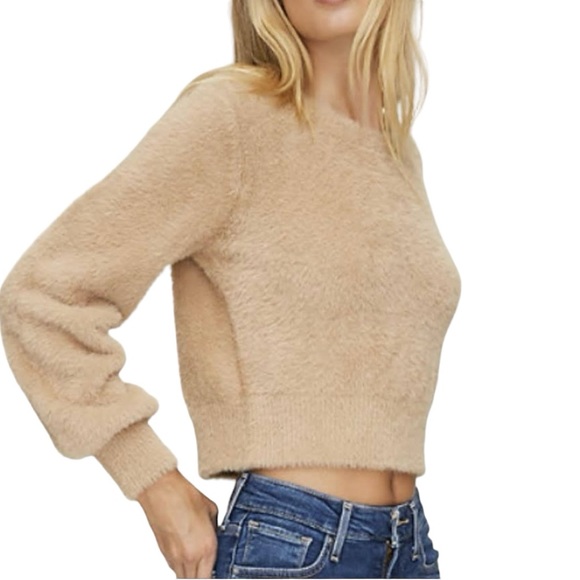 Sunday Best Sweaters - Aritzia Sunday Best Fuzzy Kitten Sweater Size S